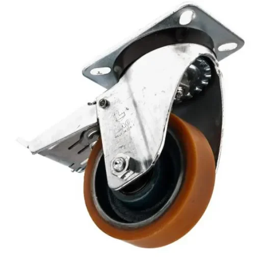 LAG Braked Swivel Castor Wheel, 300kg Capacity, 100mm Wheel - 23603 FR product image