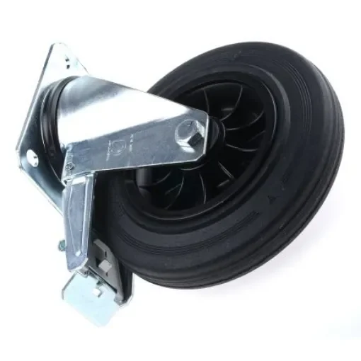 LAG Braked Swivel Castor Wheel, 205kg Capacity, 200mm Wheel - 13936 FR product image