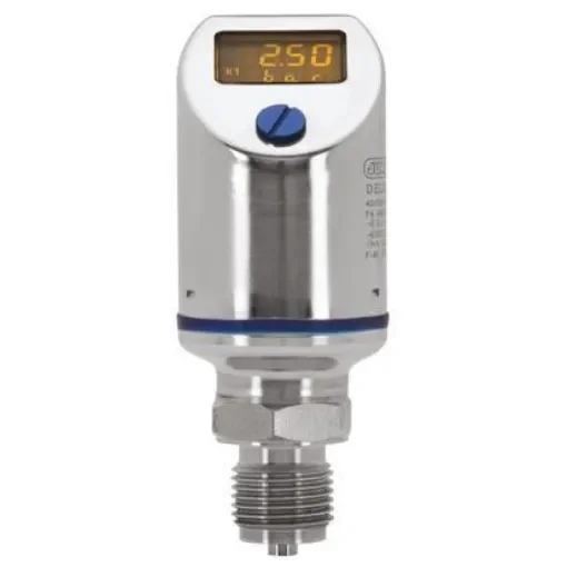 Jumo Pressure Sensor, -1bar Min, 1bar Max, Relay Output, Relative Reading - 405052/000-449-475-504-20-36-01/000 product image