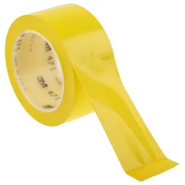 3M Scotch 471 Yellow Vinyl 33m Lane Marking Tape, 0.14mm Thickness product image