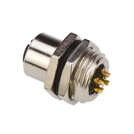 TE Connectivity Circular Connector, 4 Contacts, Panel Mount, M12 Connector, Socket, Female, IP67 - 1838891-2 product image
