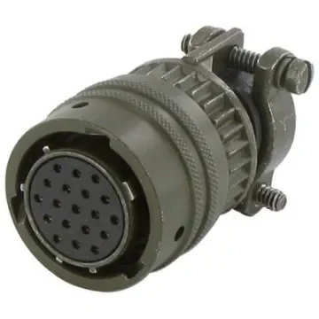 Amphenol Socapex, 451 26 Way Cable Mount MIL Spec Circular Connector Plug, Pin Contacts,Shell Size 16, Bayonet Coupling - 451 06EC 1626P 50 product image
