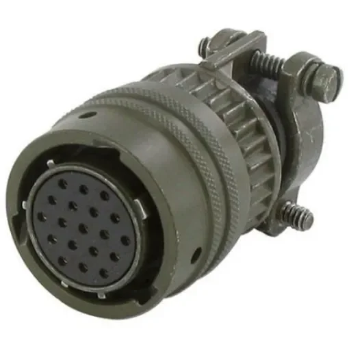 Amphenol Socapex, 451 26 Way Cable Mount MIL Spec Circular Connector Plug, Pin Contacts,Shell Size 16, Bayonet Coupling - 451 06EC 1626P 50 product image