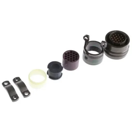 Amphenol Socapex, 451 19 Way Cable Mount MIL Spec Circular Connector Plug, Pin Contacts,Shell Size 14, Bayonet Coupling - 451 06EC 1419P 50 product image