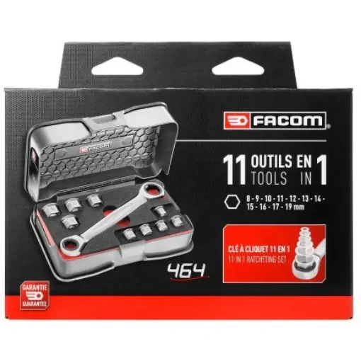 Facom 11 Piece Mechanical Tool Kit with Case - 464.J1PB product image