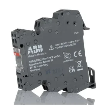 ABB R600 Series Interface Relay, DIN Rail Mount, 24V ac/dc Coil, SPST - 1SNA645018R0300  RB111R-24VUC product image