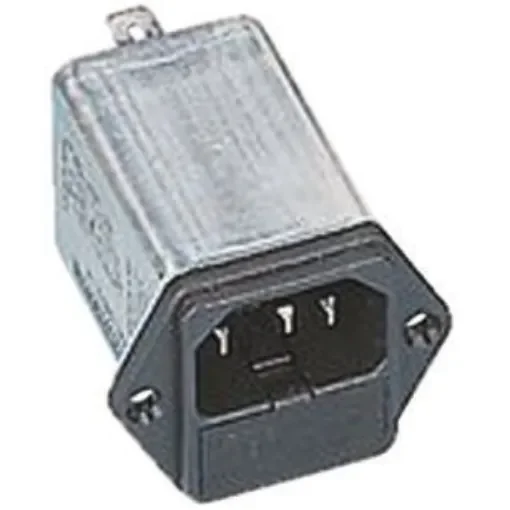 Roxburgh EMC 2A, 250 V ac/dc Screw Mount IEC Inlet Filter RIR0222H, Faston product image