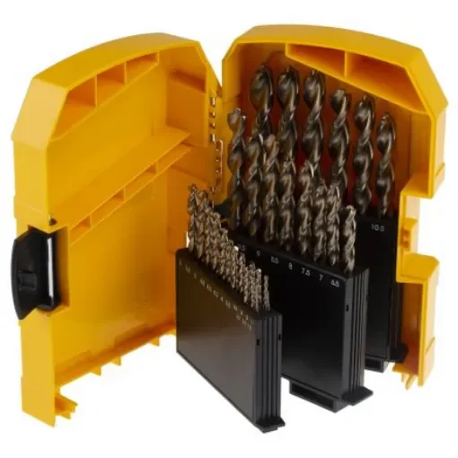 DeWALT 29-Piece Twist Drill Bit Set for Metal, 13mm Max, 1mm Min, HSS-Co Bits - DT4957-QZ product image