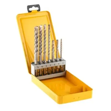 DeWALT 7-Piece SDS Plus Drill Bit Set for Masonry, 12mm Max, 5mm Min, Tungsten Carbide Tipped Bits - DT9701R-GB product image