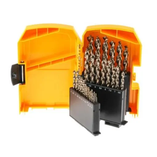 DeWALT 29-Piece Twist Drill Bit Set for Metal, 13mm Max, 1mm Min, HSS-G Bits - DT7926-XJ product image