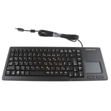 Cherry Wired USB Compact Touchpad Keyboard, QWERTY (UK), Black - G84-5500LUMGB-2 product image