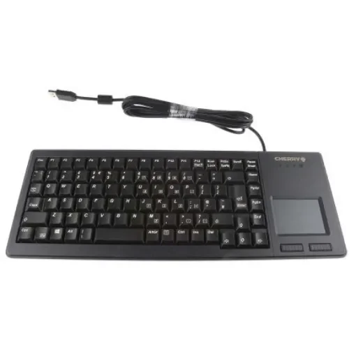 Cherry Wired USB Compact Touchpad Keyboard, QWERTY (UK), Black - G84-5500LUMGB-2 product image