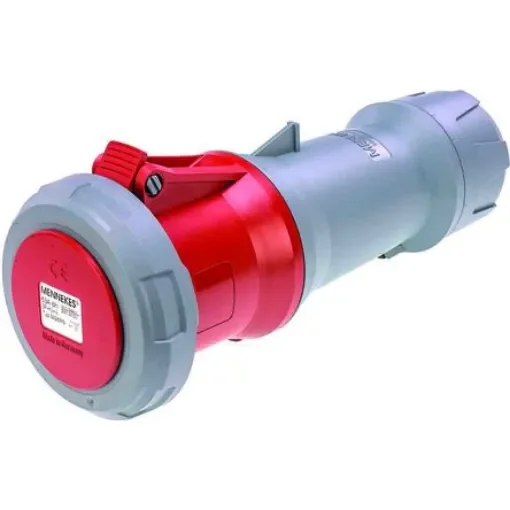 MENNEKES, PowerTOP IP67 Red Cable Mount 3P + E Industrial Power Socket, Rated At 125A, 400 V - 3469 product image