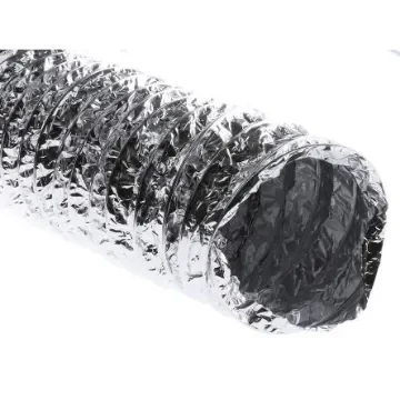 RS PRO PVC Reinforced Aluminium Foil Ducting, 150mm Diameter, 3m Length - 6798693 product image