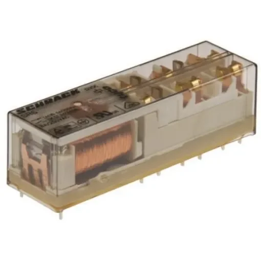 TE Connectivity PCB Mount Force Guided Relay, 12V dc Coil Voltage, 6 Pole, 3PDT - SR6A6K12 product image