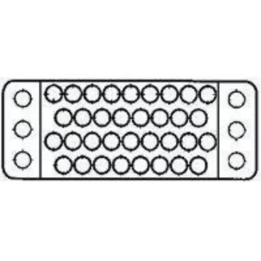 TE Connectivity, M Female Connector Housing, 3.81mm Pitch, 75 Way, 6 Row - 201311-1 product image