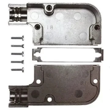 TE Connectivity AMPLIMITE Series Zinc Right Angle D Sub Backshell, 25 Way - 5745653-3 product image