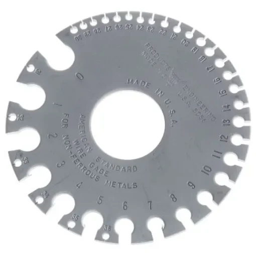 RS PRO Wire Size Gauge, 36AWG to 0AWG, Steel - 6830692 product image