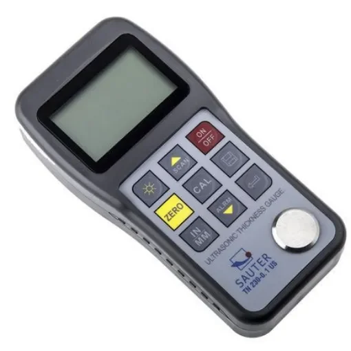 Sauter TN 230-0.1 US Thickness Meter, 1.2mm - 230mm, ±0.5 % Accuracy, 0.1 mm Resolution, Digital Display - TN 230-0.1US product image