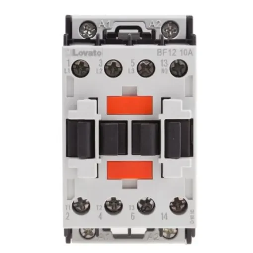 Lovato Orange BF Contactor, 400 V ac Coil, 3-Pole, 12 A, 5.5 kW, 3NO, 440 V ac - BF1210A400 product image