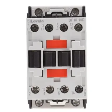 Lovato Orange BF Contactor, 24 V dc Coil, 3-Pole, 18 A, 7.5 kW, 3NO, 440 V ac - BF1810D024 product image