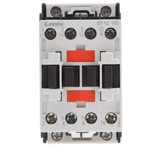 Lovato Orange BF Contactor, 24 V dc Coil, 3-Pole, 12 A, 5.5 kW, 3NO, 440 V ac - BF1210D024 product image