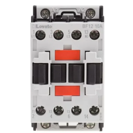 Lovato Orange BF Contactor, 230 V ac Coil, 3-Pole, 12 A, 5.5 kW, 3NO, 440 V ac - BF1210A230 product image