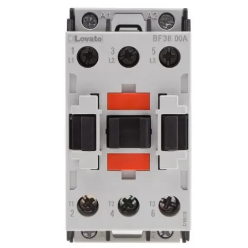 Lovato Orange BF Contactor, 400 V ac Coil, 3-Pole, 38 A, 18.5 kW, 3NO, 440 V ac - BF3800A400 product image