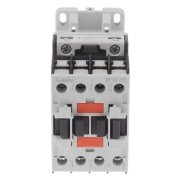 Lovato Orange BF Contactor, 24 V dc Coil, 3-Pole, 25 A, 11 kW, 3NO, 440 V ac - BF2510D024 product image