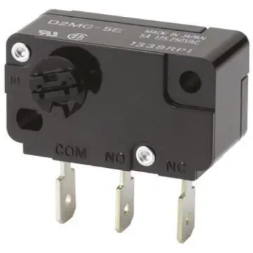 Omron Rotary Micro Switch, Tab Terminal, 500 mA @ 30 V dc, SPDT, IP40 - D2MC-01EL product image