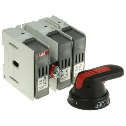 ABB Fuse Switch Disconnector, 3 Pole, 32A Max Current - OS32FB12A1  1SCA108840R1001 product image