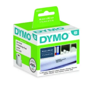 Dymo White Black Print Label Roll, 104mm Width, 159mm Height, 220Per Roll Qty - S0904980 product image