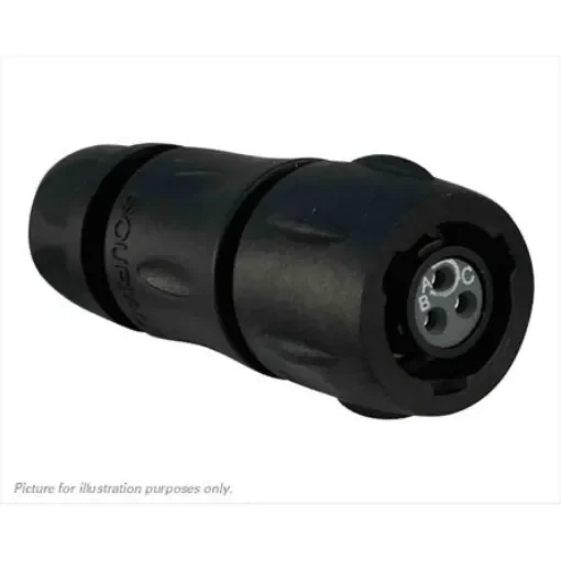 Souriau Sunbank by Eaton Circular Connector, 3 Contacts, Cable Mount, Socket, Female, IP68, IP69K, UTS Series - UTS6JC8E33S product image