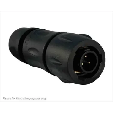 Souriau Sunbank by Eaton Circular Connector, 3 Contacts, Cable Mount, Socket, Male, IP68, IP69K, UTS Series - UTS6JC8E33P product image