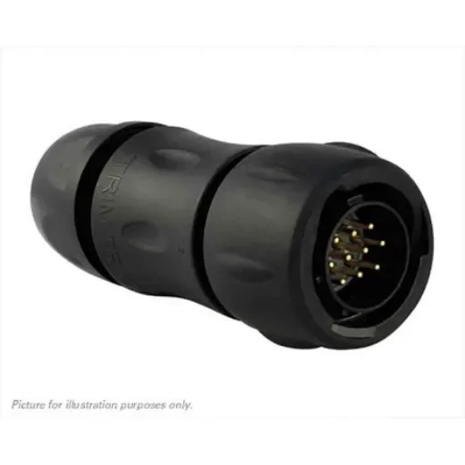 Souriau Sunbank by Eaton Circular Connector, 10 Contacts, Cable Mount, Socket, Male, IP68, IP69K, UTS Series - UTS6JC12E10P product image