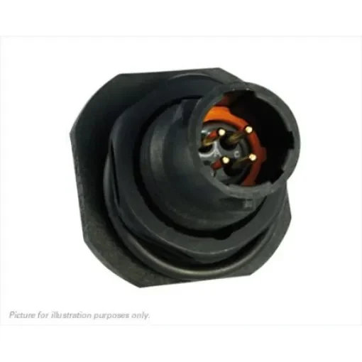 Souriau Sunbank by Eaton Circular Connector, 4 Contacts, Panel Mount, Plug, Male, IP68, IP69K, UTS Series - UTS78E4P product image