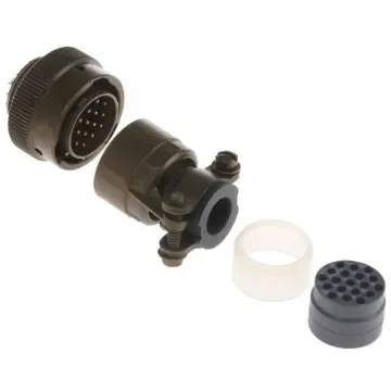 Souriau Sunbank by Eaton, 851, Copper Alloy 19 Way Cable Mount MIL Spec Circular Connector Plug, Pin Contacts,Shell - 85106EC1419P50 product image