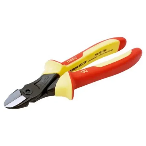 Bahco 2101S VDE/1000V Insulated Side Cutters - 2101S-180 product image