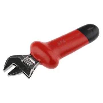 Bahco Adjustable Spanner, 165 mm Overall, 20mm Jaw Capacity, Insulated Handle, VDE/1000V - 8070V product image