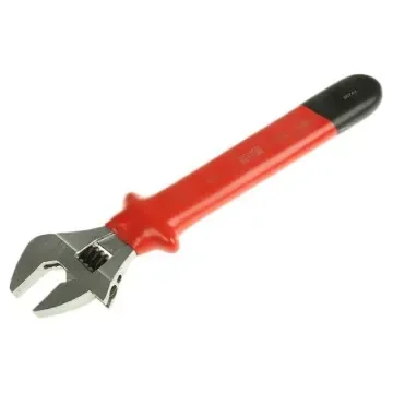 Bahco Adjustable Spanner, 390 mm Overall, 43mm Jaw Capacity, Insulated Handle, VDE/1000V - 8074V product image