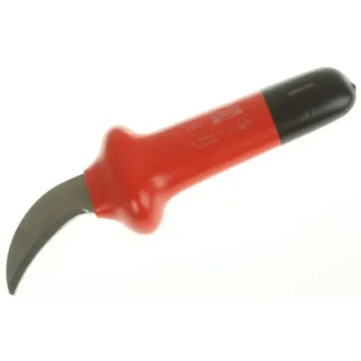Bahco Cable Knife, VDE/1000V, 180 mm Overall, 50 mm Blade - 2820VPC product image