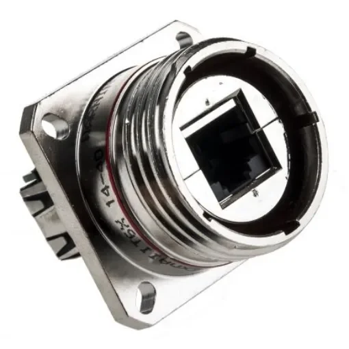 Amphenol Socapex RJFTVX Series Female RJ45 Connector, Panel Mount, Cat5e Straight 1 Port 8 -Way - RJFTVX2SA1N product image