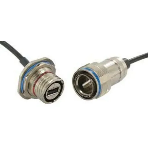 Amphenol Socapex USB 2.0, Male USB A to Female USB A, 300mm - USBFTVX2SA2N03A product image