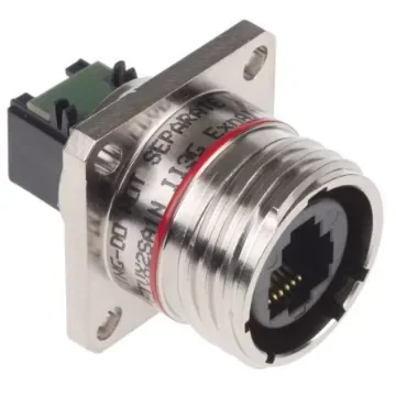 Amphenol Socapex RJ11FTV Series Female RJ11 Connector, Panel Mount Straight 1 Port 8 -Way - RJ11FTVX2SA1N product image