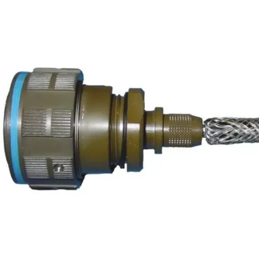 Amphenol Socapex RJFTV Series Male RJ45 Connector, Jam Nut, 360° EMI Shield Straight 1 Port 8 -Way - KIT38081 product image