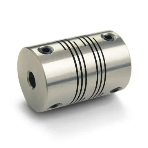 Ruland Beam Coupling, 38mm Outside Diameter, 16mm Bore, 57.2mm Length Coupler - FSMR38-16-16-SS product image