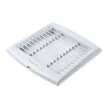 Schneider Electric Grey Plastic Vent Grille, Parallel Slat, 170 x 150mm - NSYCAG125LPF product image