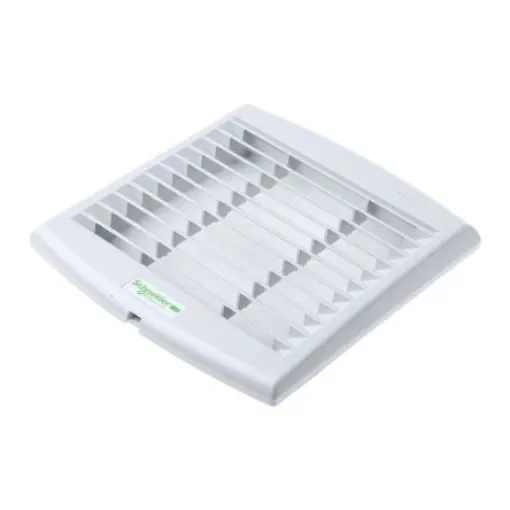Schneider Electric Grey Plastic Vent Grille, Parallel Slat, 170 x 150mm - NSYCAG125LPF product image
