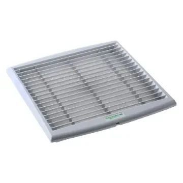 Schneider Electric Grey Injected Thermoplastic (ASA PC) Grille, Parallel Slat, 268 x 248mm - NSYCAG223LPF product image