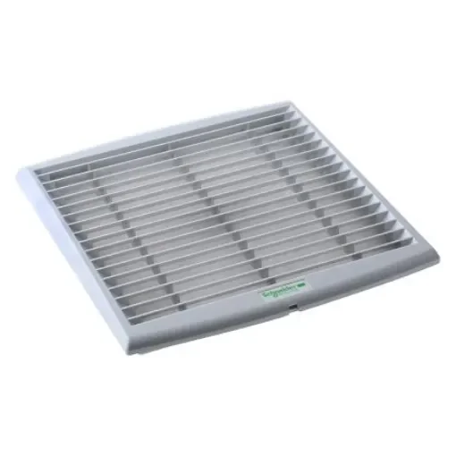 Schneider Electric Grey Injected Thermoplastic (ASA PC) Grille, Parallel Slat, 268 x 248mm - NSYCAG223LPF product image